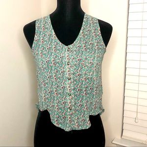 Floral Sleeveless Top
